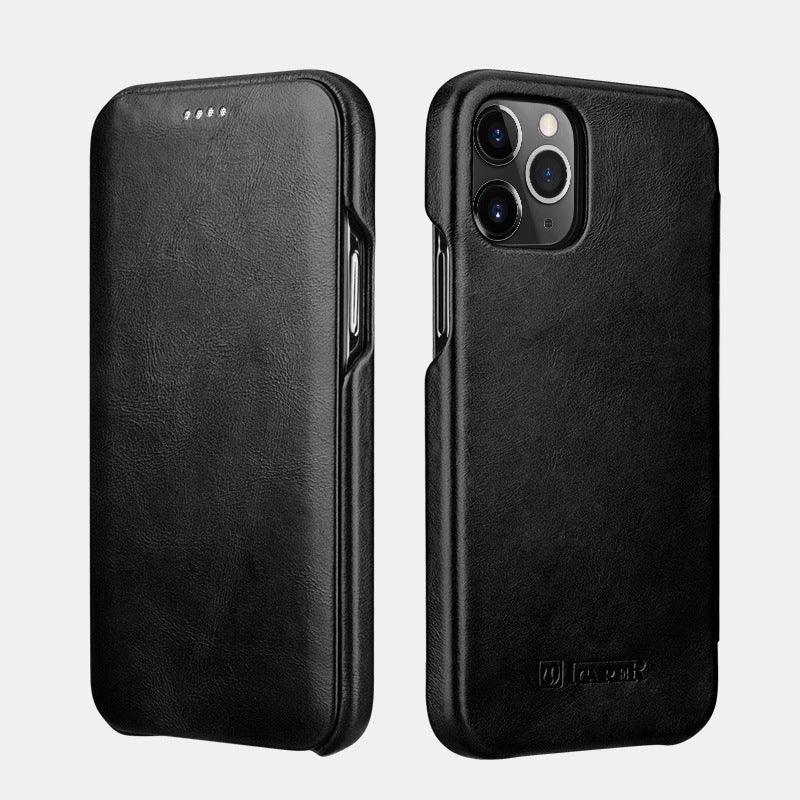 Protective Leather Retro Business Phone Case