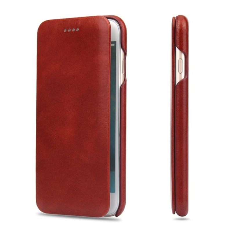 First Layer Cowhide Business Protective Leather Phone Case