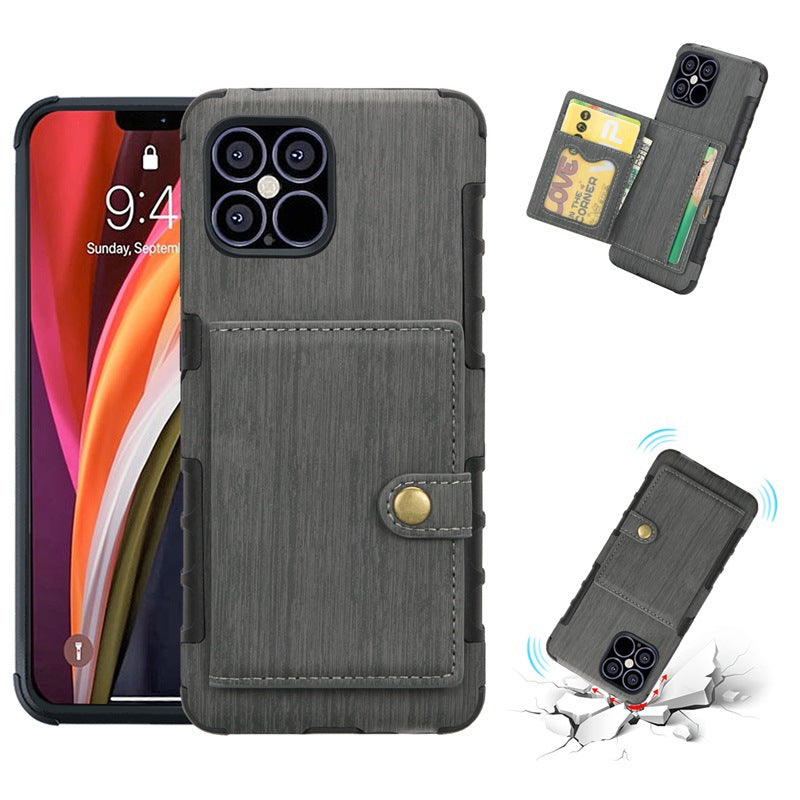 Card Sticker Leather Protective Cover Phone Case