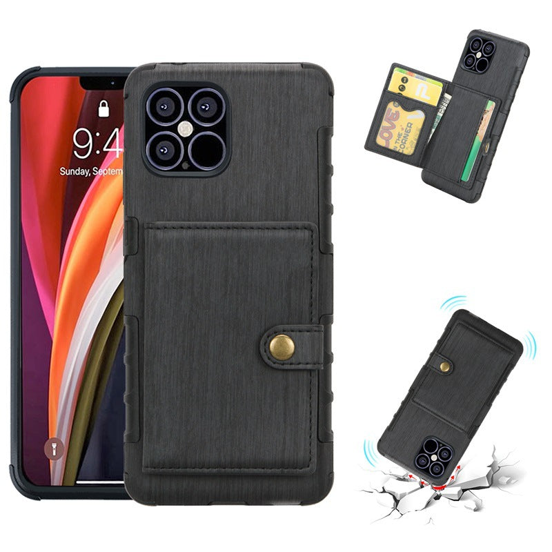 Card Sticker Leather Protective Cover Phone Case