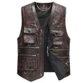 Men's leather vest - Zohastyle