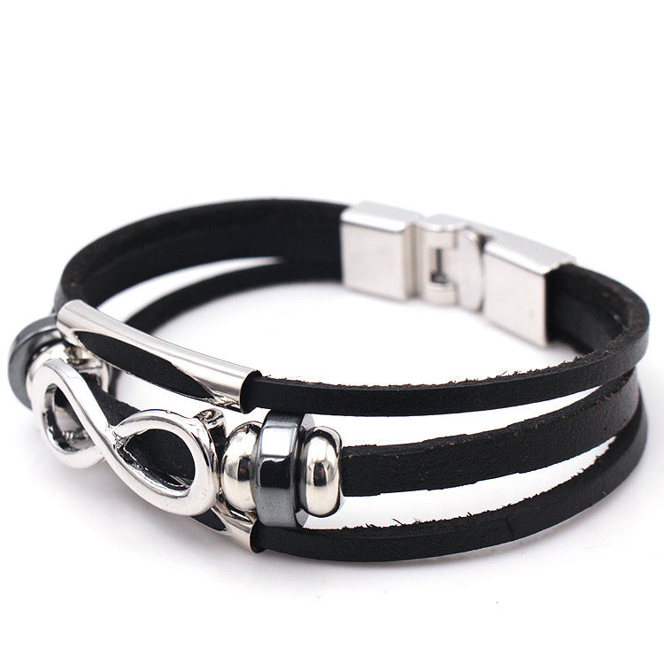 Leather Leather Bracelet Bracelet For men Figure 8