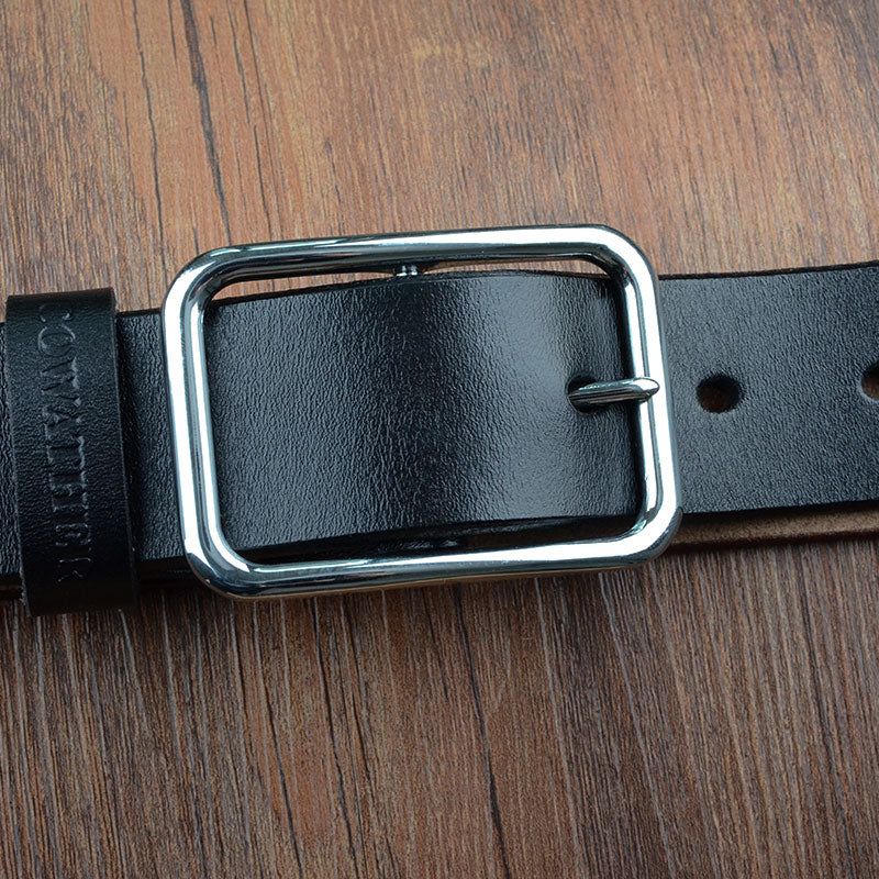 Men's leather business belt