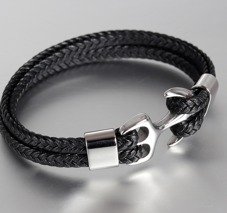 Buy Anchor Bracelet Men Paracord Rope Adjustable  Stainless Steel Mens  Bracelets with Anchor Clasp Online at desertcartINDIA