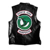 Men's patch leather vest - Zohastyle