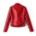 Irregular cuff motorcycle leather jacket - Zohastyle