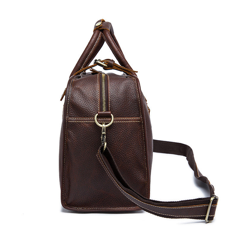 Leather shoulder carry bag