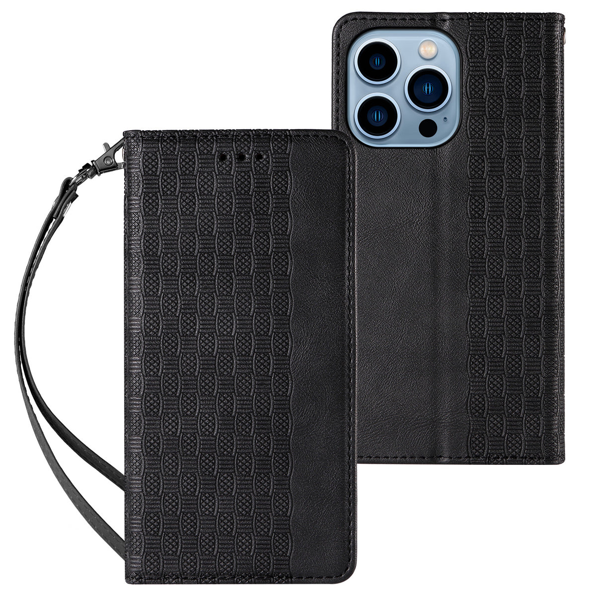 Embossed Leather Case Phone Case Flip Type