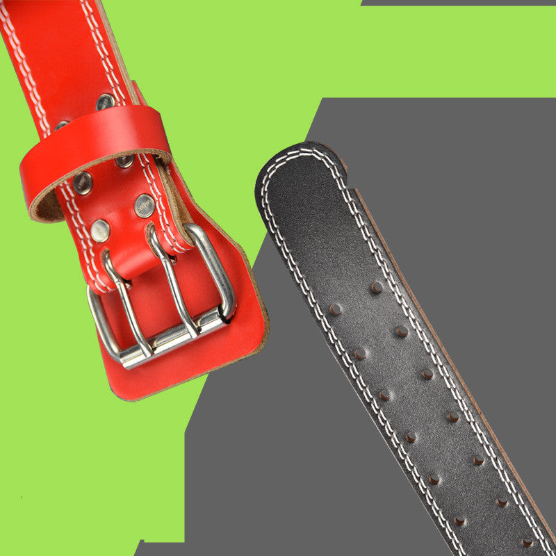 Professional Leather Fitness Belt