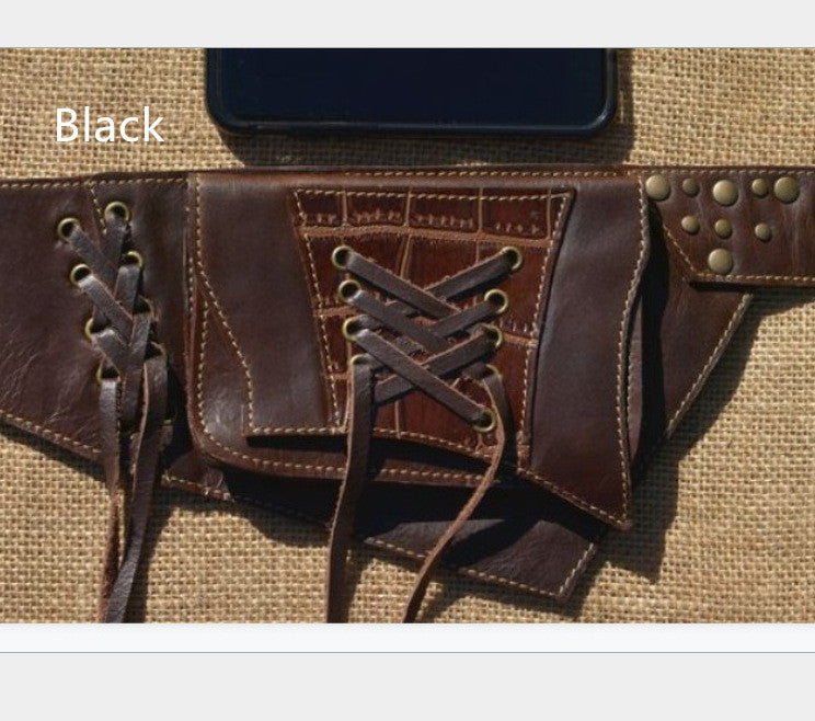 Renaissance PU Leather Belt Belt Bag