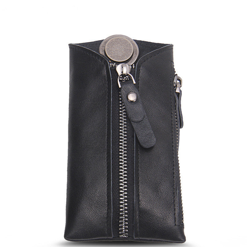 Leather car key bag