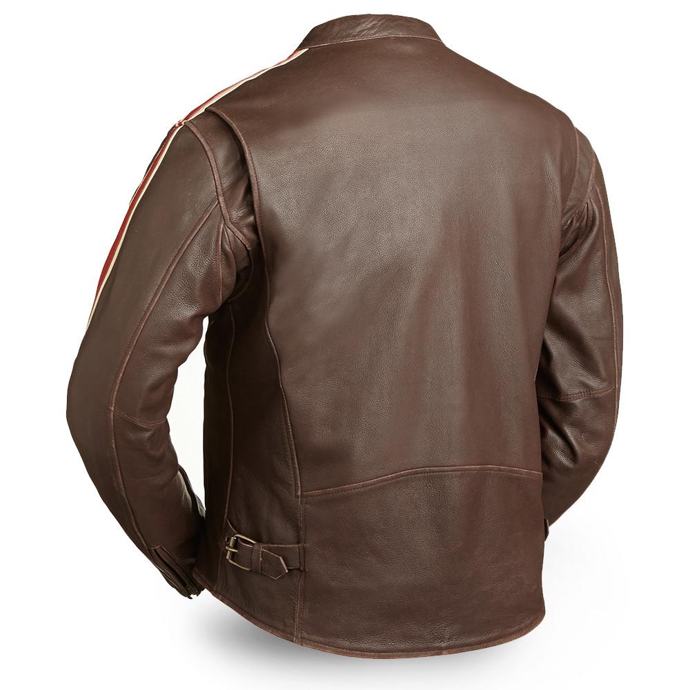 Fast Pace - Men's Motorcycle Leather Jacket