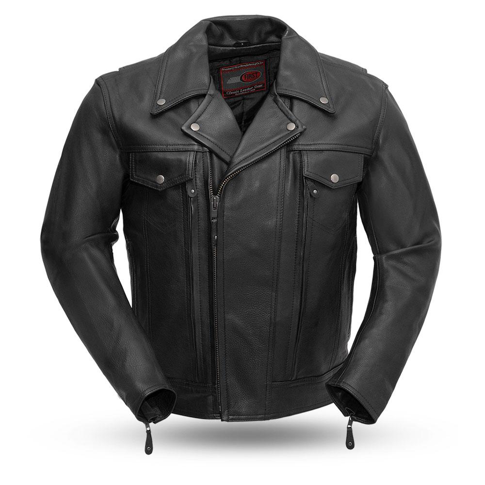 Mastermind Men's Motorcycle leather Jacket - Zohastyle