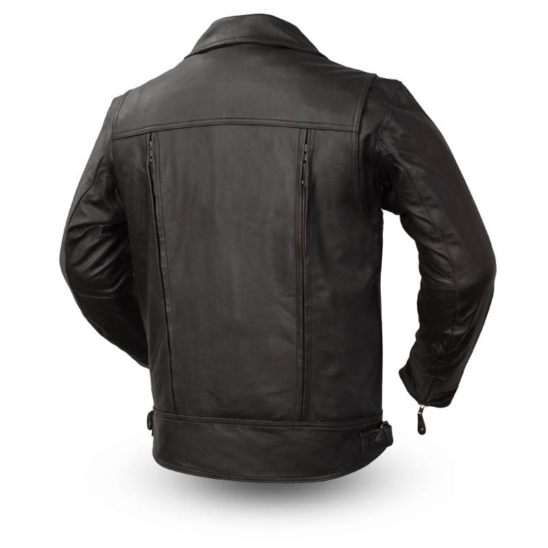 Mastermind Men's Motorcycle leather Jacket - Zohastyle
