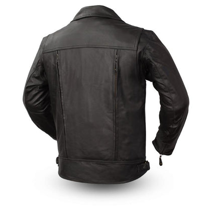 Mastermind Men's Motorcycle leather Jacket - Zohastyle