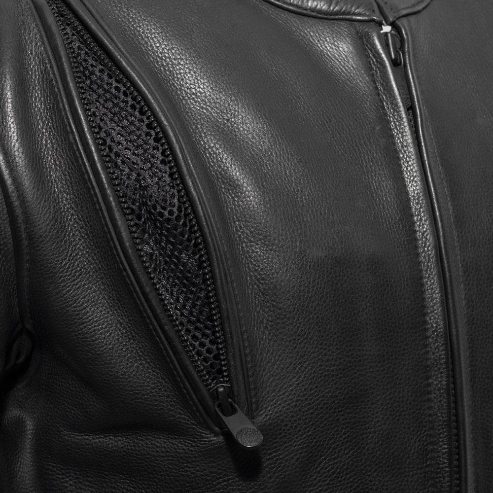 Revolt Men Biker Leather Jacket New Jersey - Zohastyle