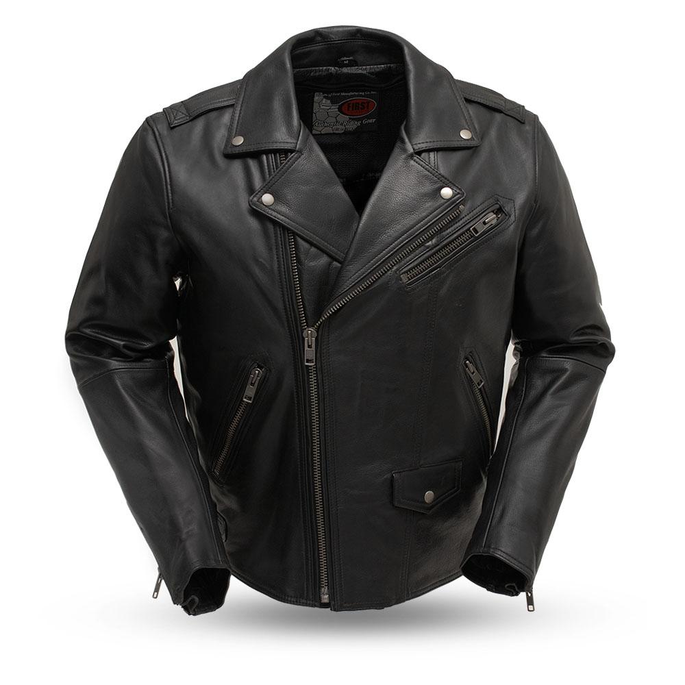 Men Leather Jacket in Brooklyn New York 
