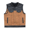 Hunt Club Men Leather Vest USA - Zohastyle