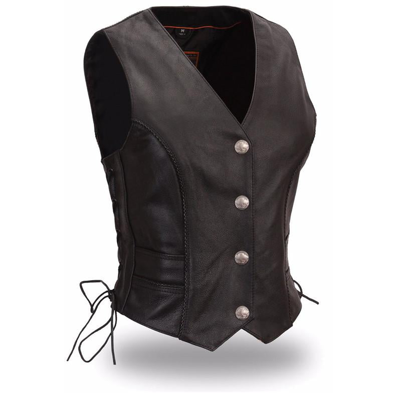 Native Lacy - Women's Motorcycle Leather Vest