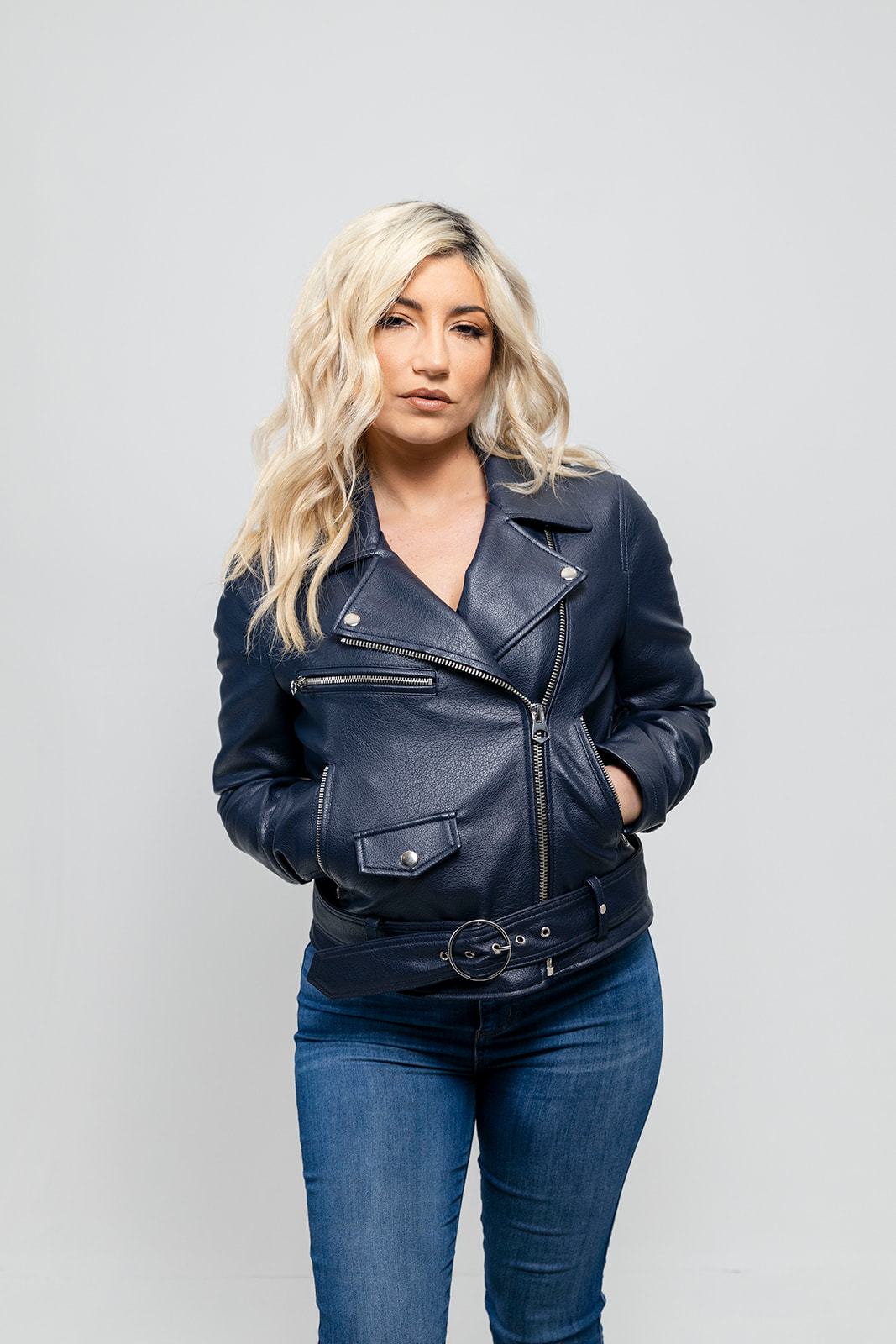 Remy Women's Vegan Faux Leather Jacket