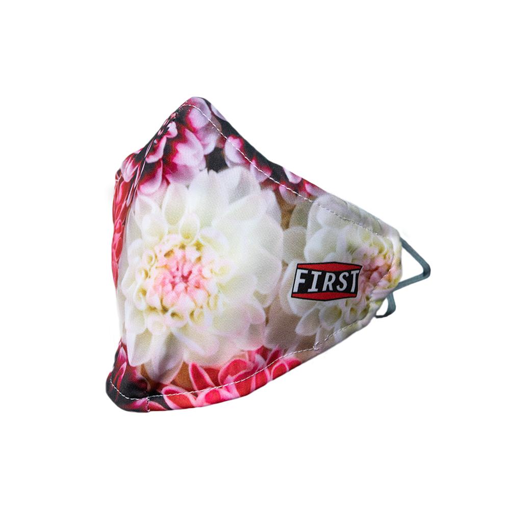 Red White Floral Reusable Masks | Red White Floral Masks | Zohastyle