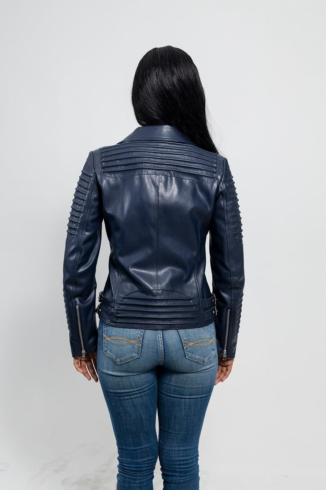 Paris Women's Vegan Leather Jacket New York