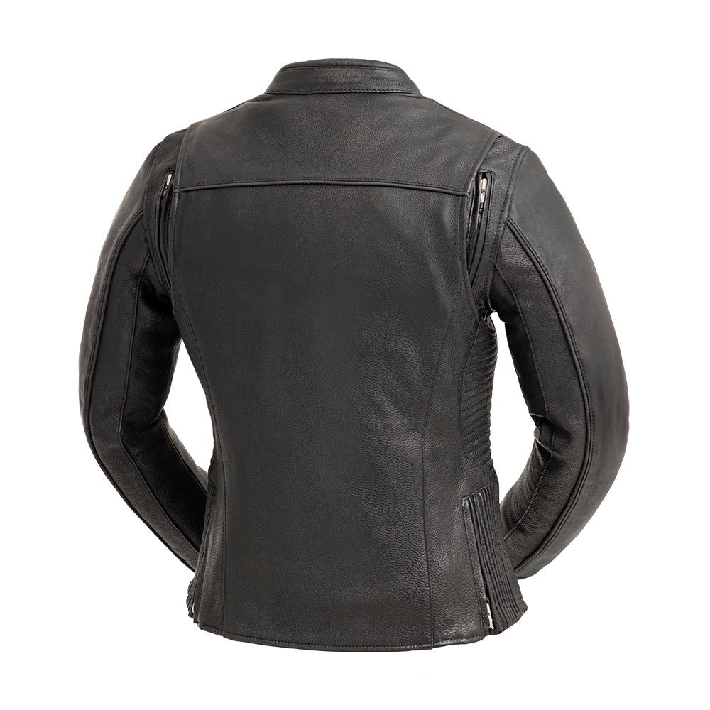 CYCLONE WOMEN MOTORCYCLE LEATHER JACKET NEW JERSEY 