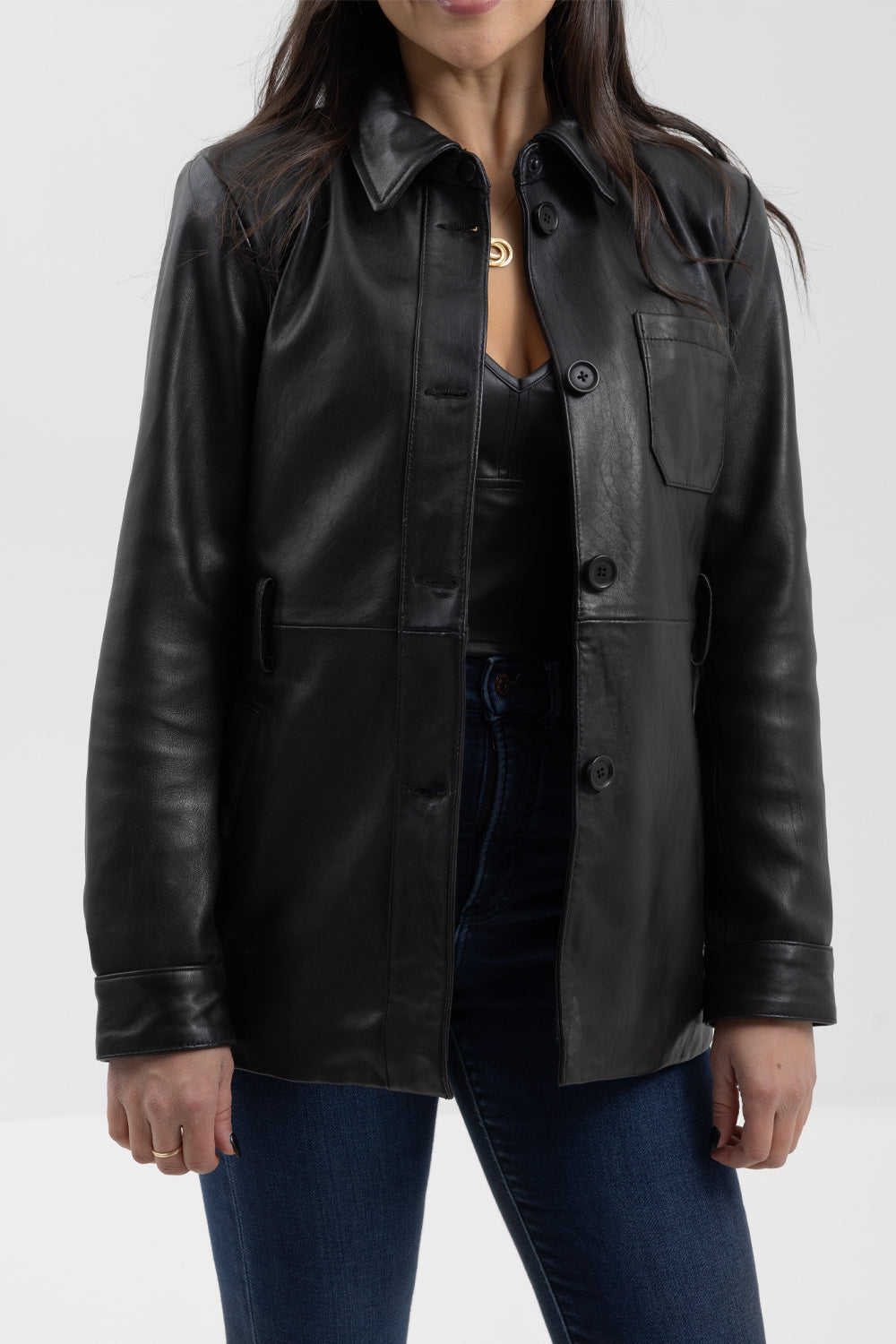 Janely Women's Fashion Leather Jacket - Zohastyle