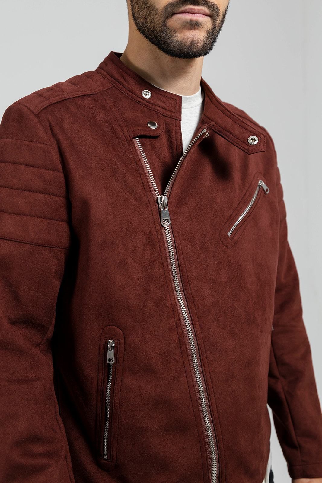 Payton Men's Vegan Faux Suede Jacket - Zohastyle